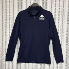 美品★KAPPA GOLF★さらっと ドライ ハーフジップ 長袖シャツ M