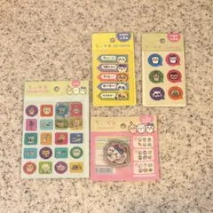 ちいかわ　シール　付箋 4点セット