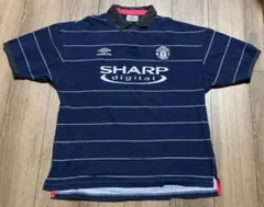 【極美品】99-00マンチェスターユナイテッドユニフォーム L UMBRO2ndのサムネイル