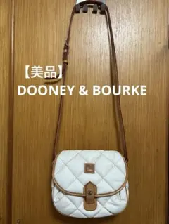 【レア】DOONEY & BOURKE キルティング ショルダーバッグ ホワイトのサムネイル