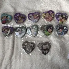 忍たま乱太郎　ナンジャタウン　ハート缶バッジ　コンプリートセット弐