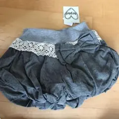 リボンショートパンツ キュロット 100