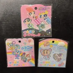 おはじきシールフレーク　パワーパフガールズ・エンジェルブルー