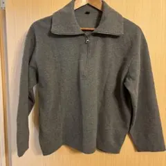 ブラッシュドジャージープルオーバー　L