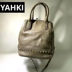 YAHKI ヤーキ スタッズバッグ スタッズ ハンドバッグ ショルダーバッグ