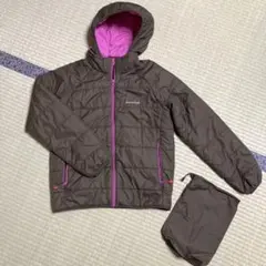 montbell モンベル　リバーシブル中綿160 ブラウン×ピンク