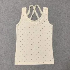 【美品】 LIZ LISA ドット柄 レース タンクトップのサムネイル