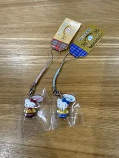 超レア！ハローキティ 夕陽丘高等学校 冬服ストラップ - メルカリ