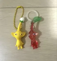 ピクミン　めじるしアクセサリー 赤ピクミン キーホルダー 黄ピクミンのサムネイル