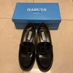 HARUTA ローファー　24.5㎝EEE ブラック　黒