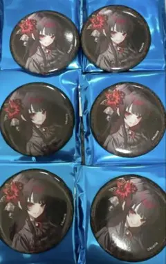 魔法少女ノ魔女裁判 まのさば グリッター缶バッジ 二階堂ヒロ 2種