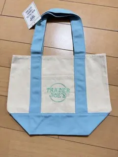 トレーダジョーズ ☆ミニトートバッグ(水色)