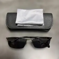 BARAGAS シルバー ブルーレンズ リムレスサングラス | Mercari