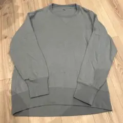 美品　水色　クルーネック スウェット　スウェットシャツ（長袖　スウェットトップス