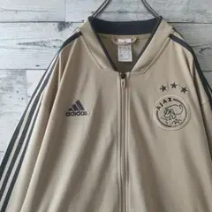 【新品◆希少】adidas ◆AJAX◆アヤックストラックジャケット 刺繍ロゴ adidas アディダス AJAX アヤックス トラックジャケット