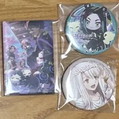 ツイステ】リリア プラチナバースデー オーロラ箔缶バッジ クリア