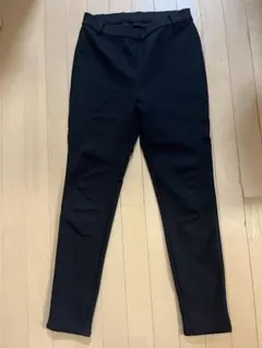 GU スキニーパンツ ブラック 裏起毛　XLサイズ