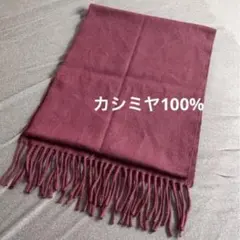 TOMORROWLAND 100%カシミヤ マフラー バーガンディ