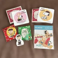 値下げ　PEANUTS スヌーピー バッジ　ステッカー　キーホルダー　コースター