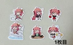 スシロー　さくらみこ　コラボステッカー 6枚セット