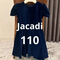 Jacadi ベロアワンピース　お出かけのサムネイル