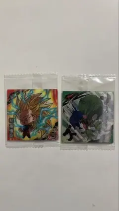 ドラゴンボールウエハース 3Dシール 悟空 VSピッコロ大魔王 孫悟空 CR