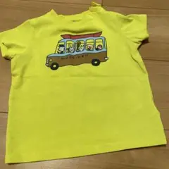 mont-bell バスデザイン Tシャツ サイズ80 80cm 黄色 イエロー