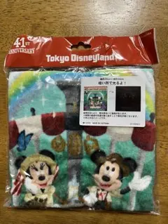東京ディズニーランド　41周年記念　ウォッシュタオル　新品未開封