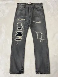 LEVI'S 501 キムタク着 08501-01【W30/L32】ダメージ加工 リーバイス デニム 08501-01 キムタク ダメージ加工 W30 y2k - メルカリ