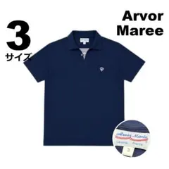 Arvor Maree アルボーマリー スキッパーポロ ネイビー 3 フランスのサムネイル