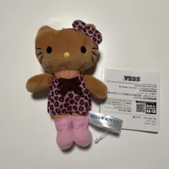 ハローキティ　マスコット　あしなが ver. 日焼けキティ　ギャル