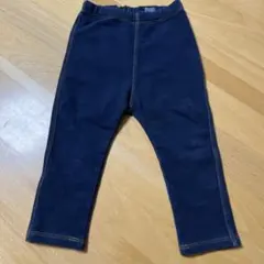 無印良品　ネイビーレギンス ~95cm