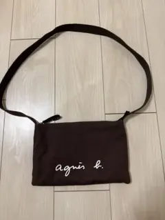agnes b.アニエスべー/ロゴサコッシュ　ショルダー