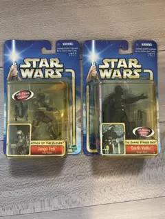 スター・ウォーズ Jango Fett & Darth Vader フィギュア