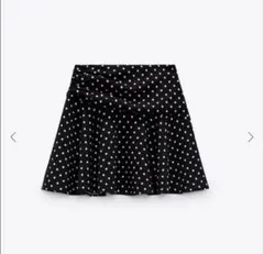 ZARA ドット柄ミニスカート