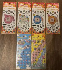 たまごっち キラキラシール3 プチプチシール2　6枚セット　シール