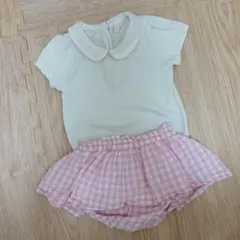 【美品】メゾピアノショートパンツ&GAPロンパース　80cmのサムネイル