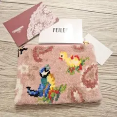 【新品未使用】フェイラー×近沢レース　ハイジ柄　ティッシュポーチ