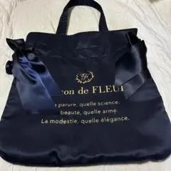 Maison de FLEUR ダブルリボンギャザートートバッグ