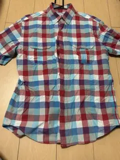 STUSSY チェック柄 半袖シャツ L