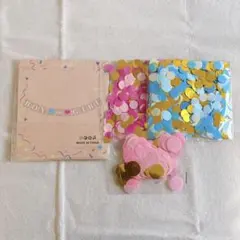 SHEIN ジェンダーリビール　カード　花びら　レターバナー　紙吹雪のサムネイル
