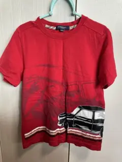 BURBERRY 車プリント Tシャツ 120A レッドのサムネイル