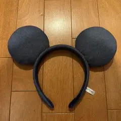 ミッキーカチューシャデニム生地