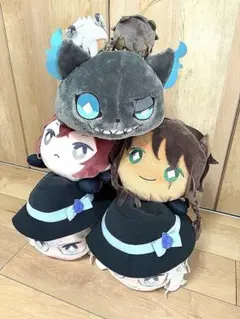 ツイステッドワンダーランド寝そべりぬいぐるみ 5点セット　おまけ2個