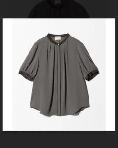 美品2枚セット★ 【UNITED ARROWS】バイカラーパイピングブラウスのサムネイル