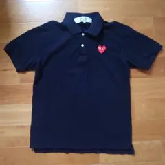 PLAY comme des garcons ブラック ポロシャツ 半袖