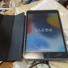 Apple iPad mini シルバー 本体 カバー付き