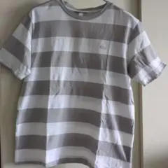 と*ら様 LACOSTE クラシックフィット Tシャツ US M グレー/ホワイ