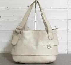 ★No38857 -G ニナリッチ 本革 レザー ハンド バッグ