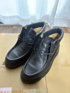 美品GUIDI NTP04 チロリアンブーツ42 ブラック イタリア製 グイディ
